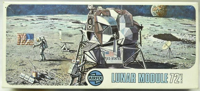 Airfix 1/72 Apollo Lunar Module / Astronauts / Equipment / Moon Base, 03013-5 plastic model kit